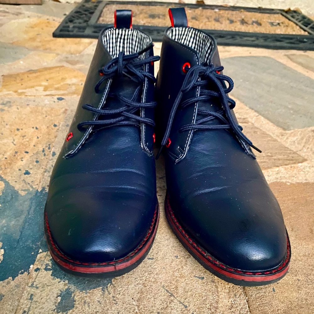 Solo Tommy-G Men’s Faux Leather Boots | Size 10
